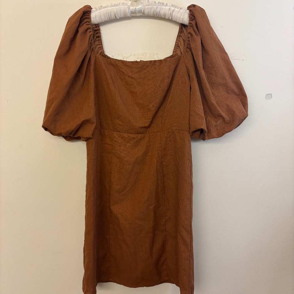 Sepia Babydoll Dress